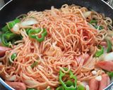 五木のナポリタンで昭和の給食風スパゲティ作り方8写真