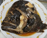ヒラメの頭の煮付け作り方5写真