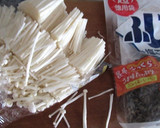 はくさいとえのきの、塩こんぶ和え作り方1写真