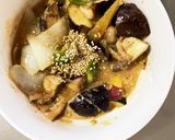 根菜茄子簡単コク旨甘辛中華風温野菜サラダ作り方18写真