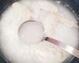タンパク質★旨塩手羽先中華粥★アジアン粥作り方2写真
