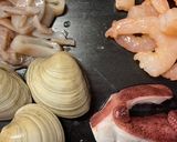 ハロウィンバージョン＊イカ墨パエリア作り方4写真