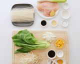鶏だし中華汁ビーフン作り方2写真