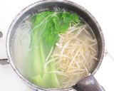 鶏だし中華汁ビーフン作り方8写真