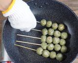 青汁みたらしだんご作り方4写真