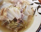 とっても簡単★白菜とスライス牛肉のスープ作り方3写真