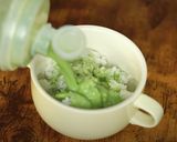 ほうれん草プロテインスープリゾット作り方3写真