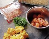 パリおにぎり★卵焼きおかかウインナー作り方2写真