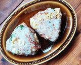 パリおにぎり★卵焼きおかかウインナー作り方5写真