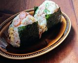 パリおにぎり★卵焼きおかかウインナー作り方6写真