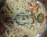 鶏肉のトマト煮パスタ作り方4写真