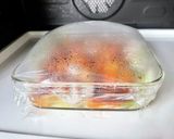 レンジで10分♬韓国風豚肉白菜蒸し作り方10写真