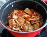 チキンとなすのチーズトマト煮込み。作り方6写真