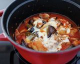 チキンとなすのチーズトマト煮込み。作り方8写真