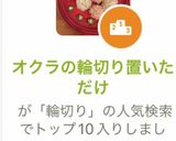 オクラの輪切り置いただけ作り方6写真