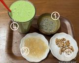青梗菜とバナナの豆乳スムージー作り方6写真