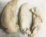 すぐり菜(大根)とササミの和え物作り方2写真