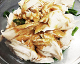 すぐり菜(大根)とササミの和え物作り方5写真