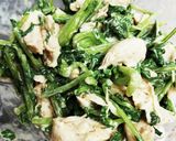 すぐり菜(大根)とササミの和え物作り方7写真