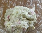 はんぺんの玉ねぎとベーコンのチーズ焼き作り方4写真