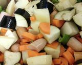 夏野菜カレー(玉ねぎご飯)作り方6写真