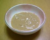 材料２つだけ。ノンオイル胡麻ドレッシング作り方2写真