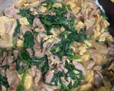 豚肉＆ほうれん草　焼きマヨ炒め作り方8写真