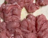 薄切り肉で　麻婆豆腐作り方1写真