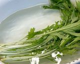 油揚げと水菜の煮びたし作り方1写真