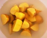 美味いんジャガ！ひき肉とじゃがいも甘煮作り方1写真