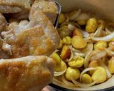 ◎鶏肉と栗の煮込み◎作り方5写真