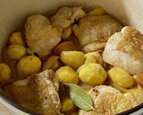 ◎鶏肉と栗の煮込み◎作り方6写真