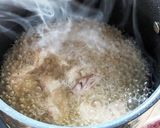 アジアン粥★鶏もも肉で参鶏湯風韓国お粥作り方4写真