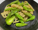 ししとうとレンコンのきんぴら作り方6写真