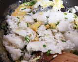 材料は卵、刻みネギと白飯だけでOKな炒飯作り方6写真