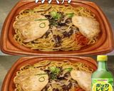 美味ドレとポッカレモンで豚骨焼ラーメン!作り方1写真