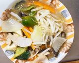 レンジ簡単きな粉生姜梅味噌ポン味甘酢酢豚作り方13写真