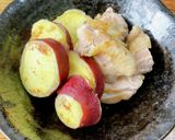味付けこれだけ！さつまいもと鶏肉のうま煮作り方6写真