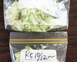 冷凍保存鶏むね肉のねぎ塩白菜和え作り方2写真