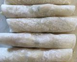 子供が喜ぶ！餃子の皮のささみチーズまき！作り方3写真