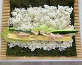 調理実習　サラダ巻き　楽しく巻こう！作り方16写真