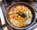 手作りスープの味噌ラーメン。濃厚八丁味噌作り方4写真
