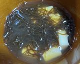 高野豆腐と生もずくのスープ（給食風）作り方5写真