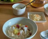 ＊鶏肉とさつま芋の中華粥＊作り方6写真