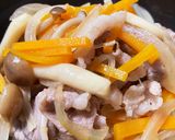 牛すき丼、野菜たっぷり作り方9写真