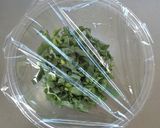 米粉で作る☆ソフトケールのお焼き。作り方1写真
