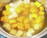 バジル風味☆カボチャとサツマイモのサラダ作り方3写真