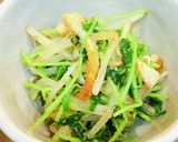 レンジで豆苗ともやしとちくわの簡単ナムル作り方6写真