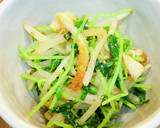 レンジで豆苗ともやしとちくわの簡単ナムル作り方6写真