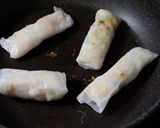 ライスペーパーでエビはんぺん棒餃子作り方4写真